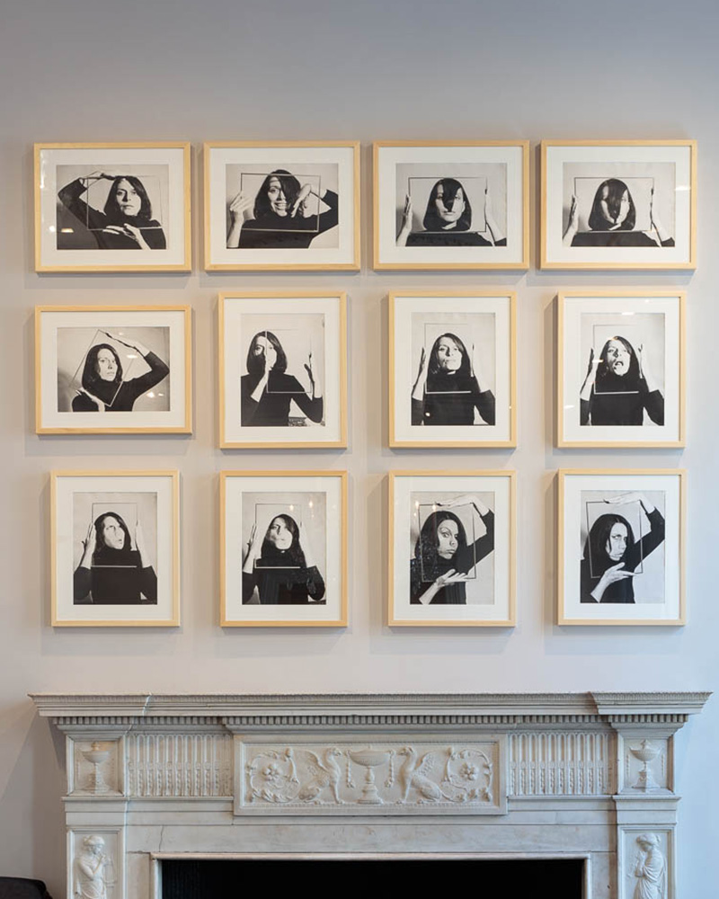 Displacements drawing room fireplace