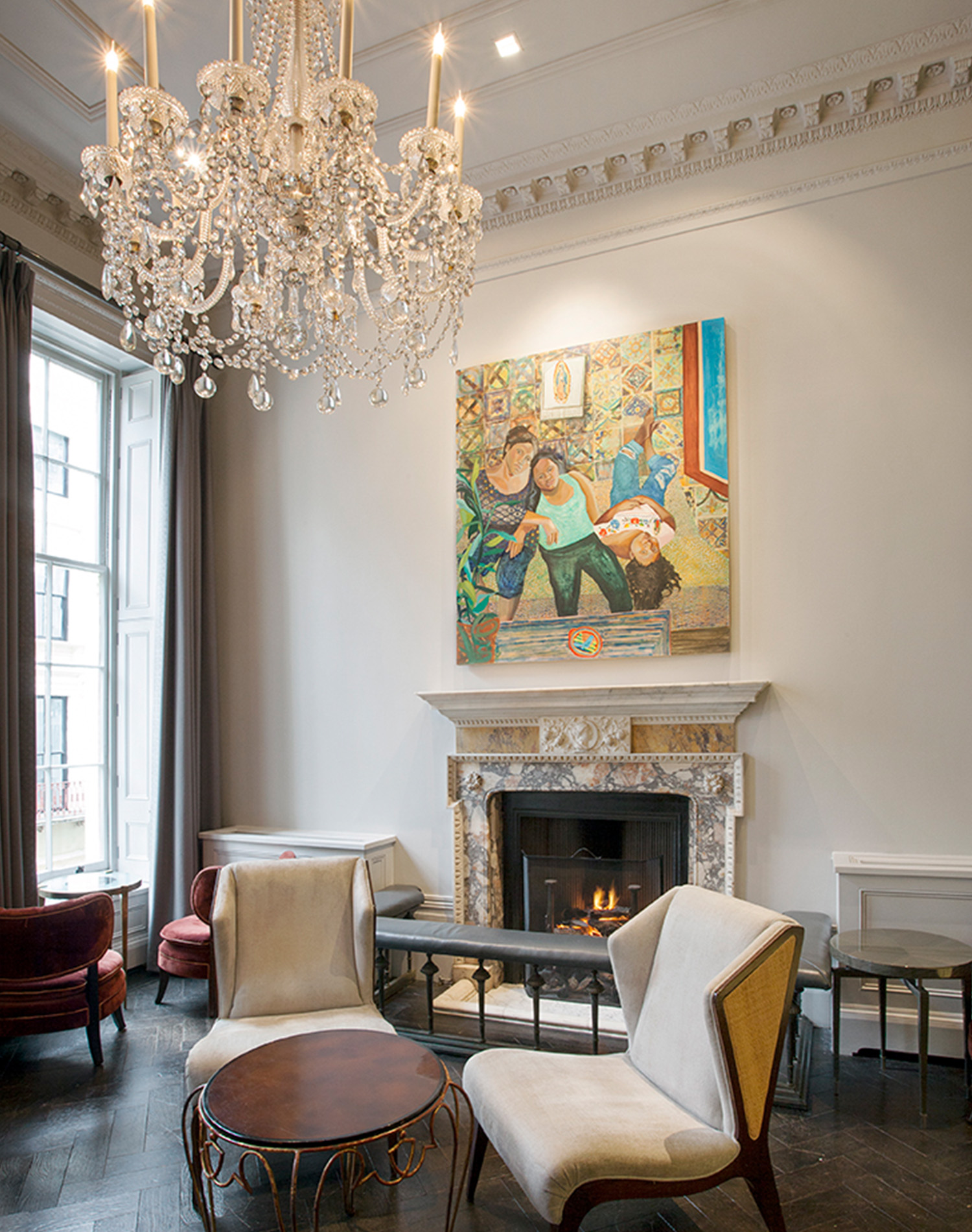 Let me tell you a story fireplace