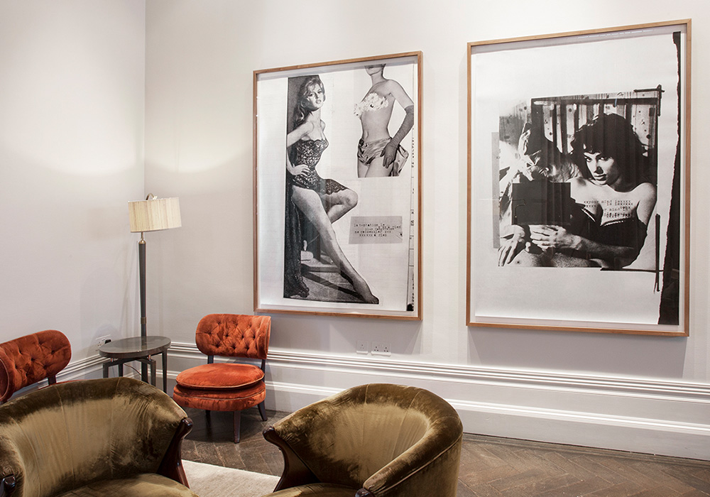 Astrid Klein collage photographs