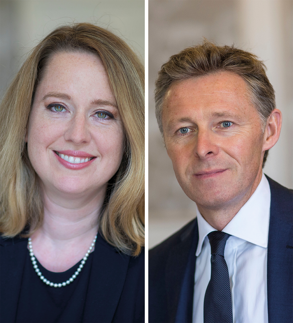 Amy Pope and Tim Robinson