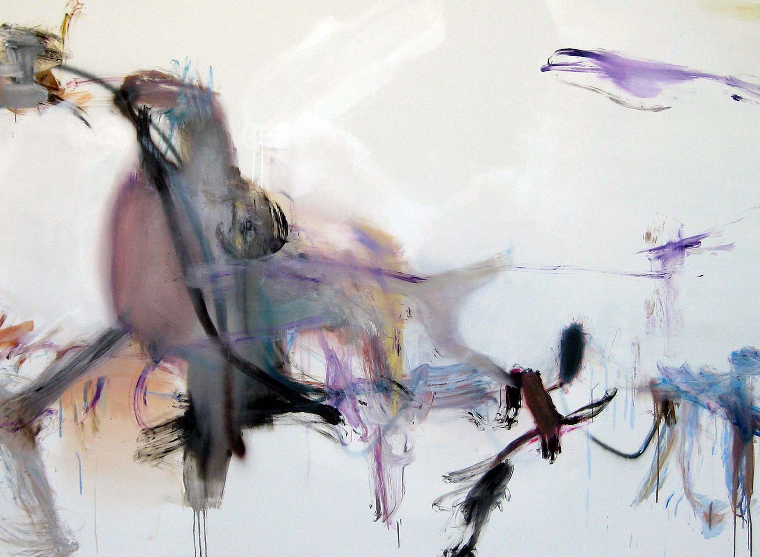 Albert Oehlen close up