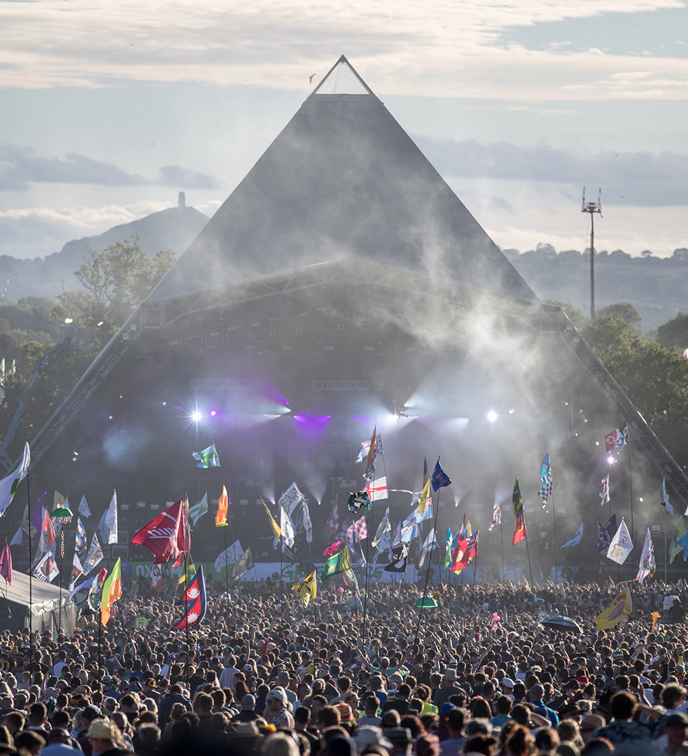 Behind the scenes of Glastonbury