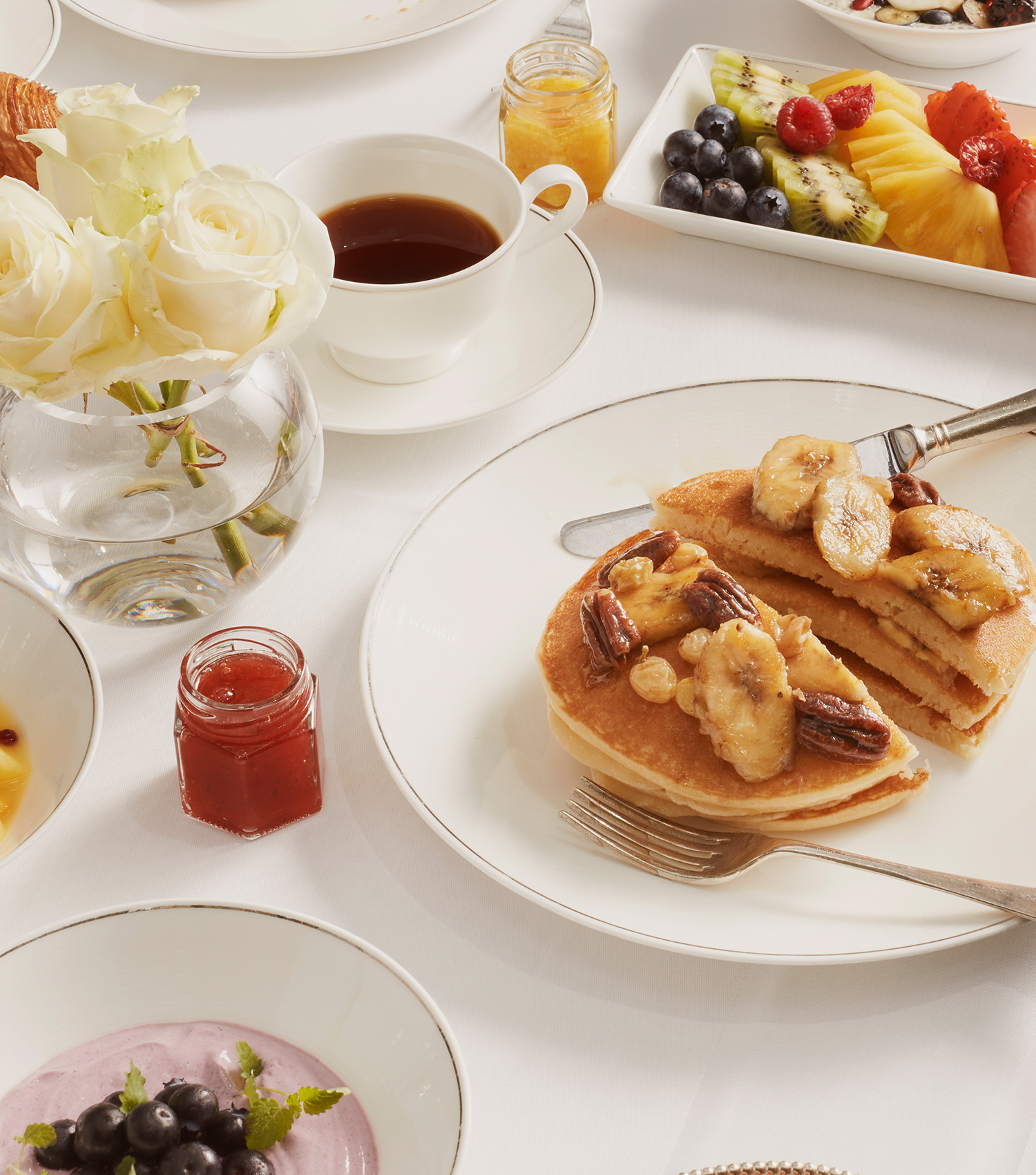 Breakfast close up