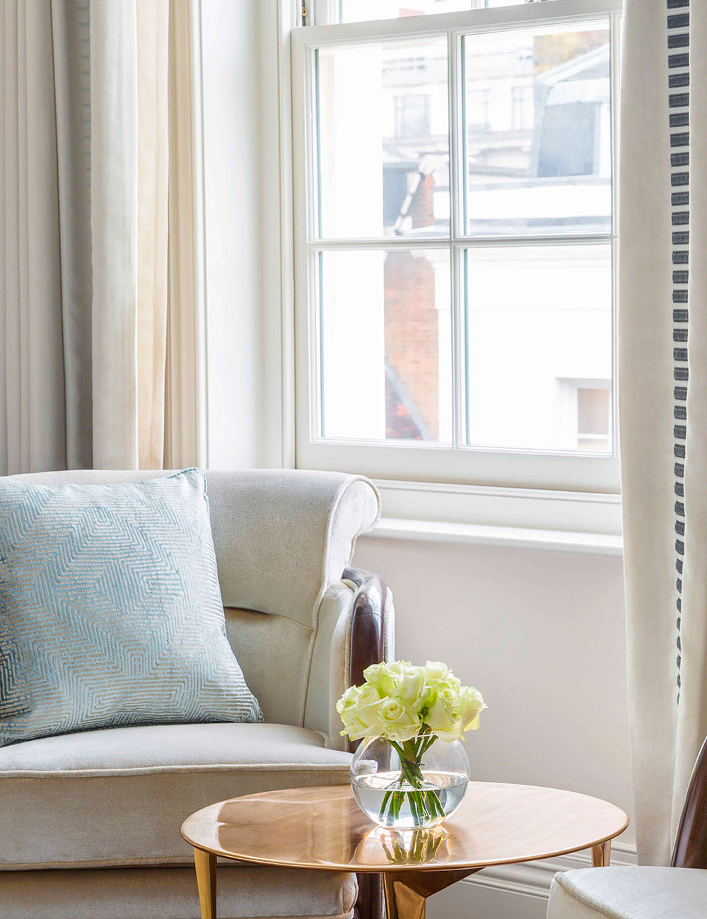 The Arts Club Hotel Arm Chair and View