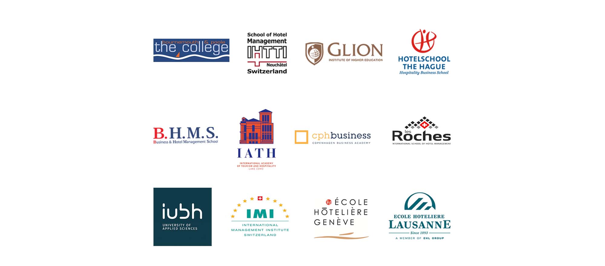 Internship partner logos