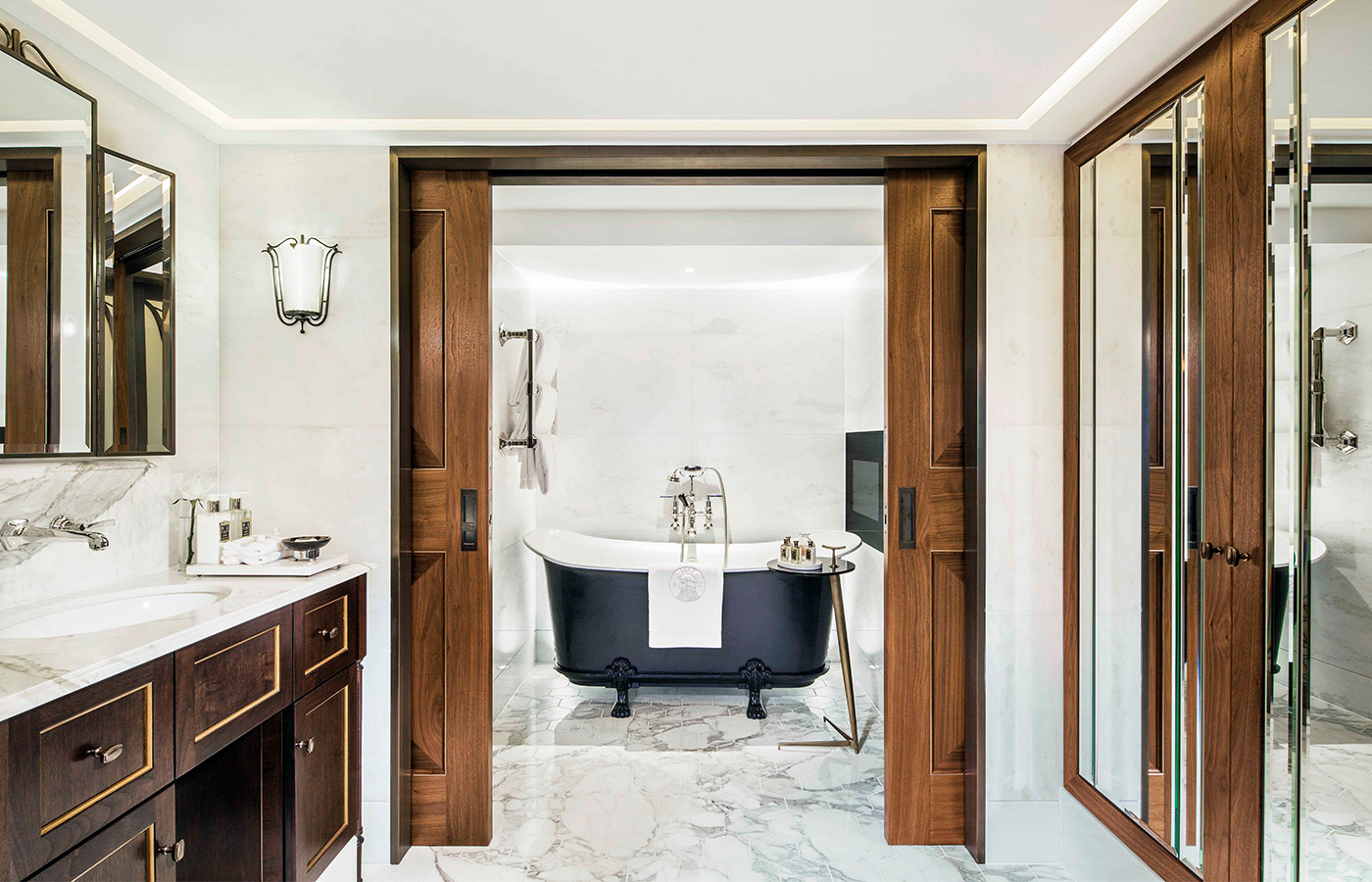 Marble bathroom