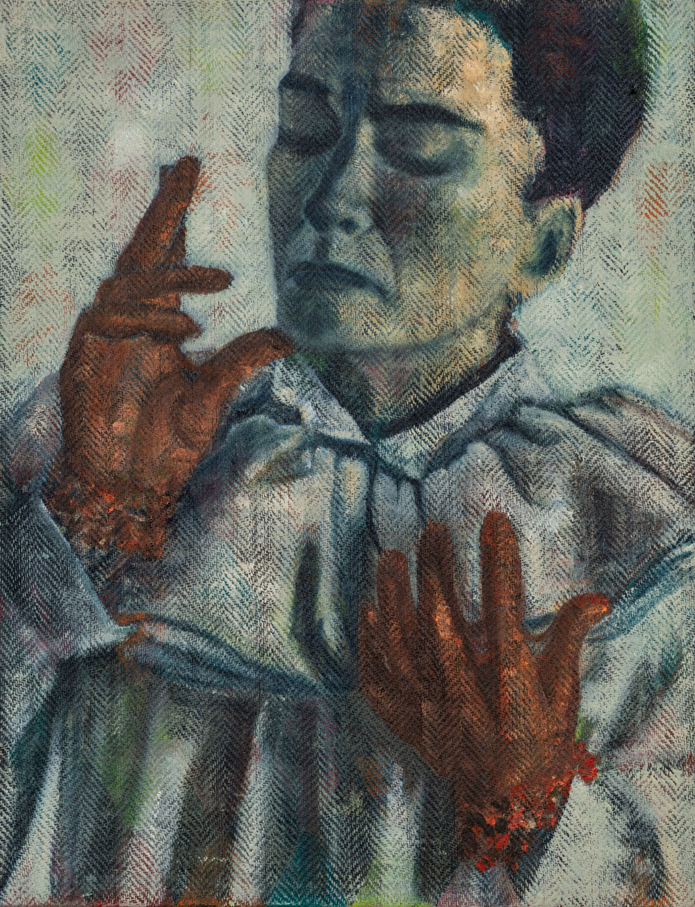 The-Conductor-37cm-x-28.5cm-Oil-on-Linen-2025